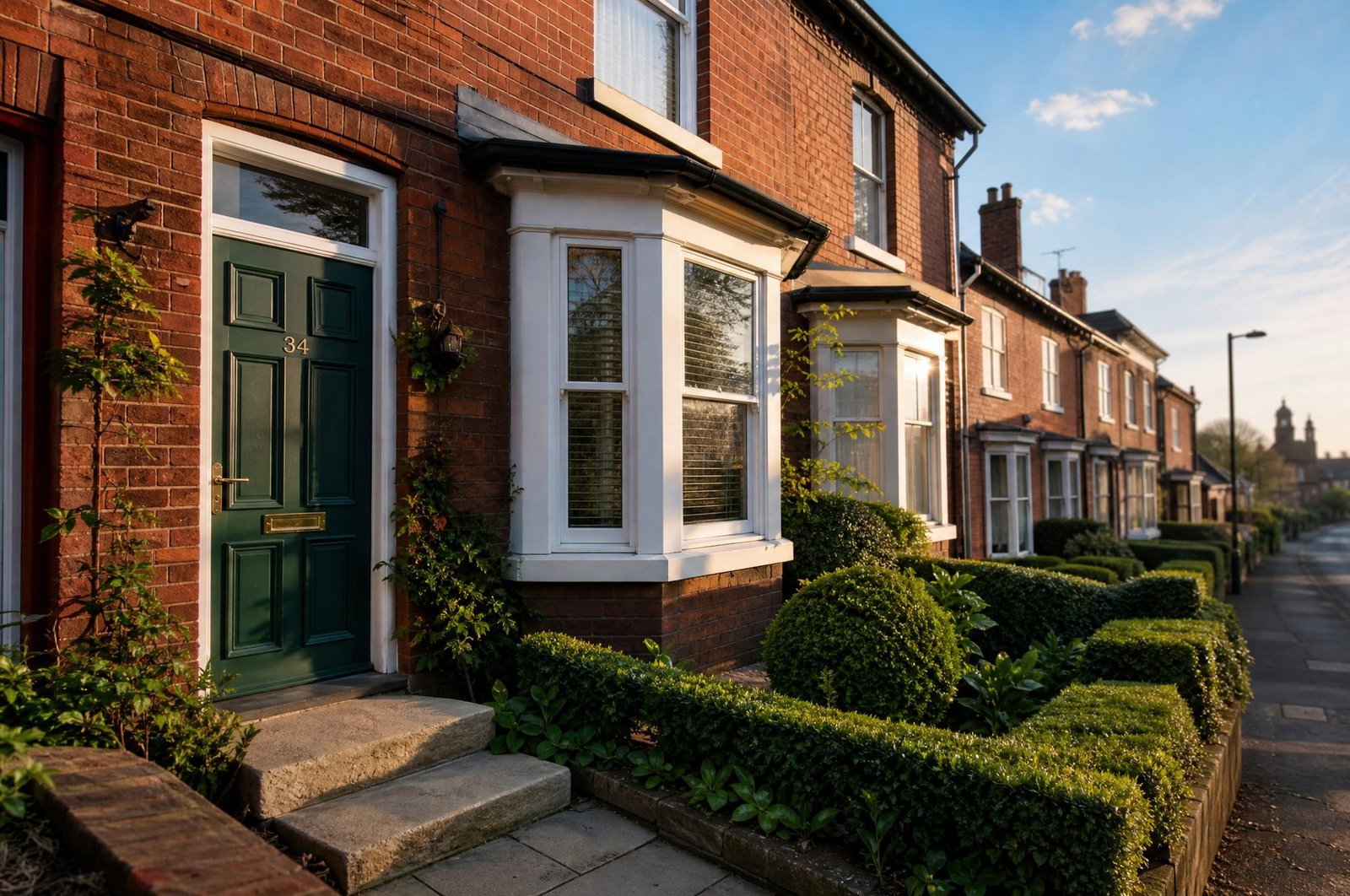 A terraced house in Nottingham